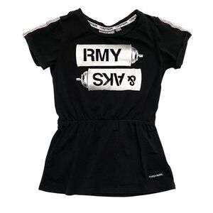 𝅺romy & Aksel Black Spray Paint Can Tunic